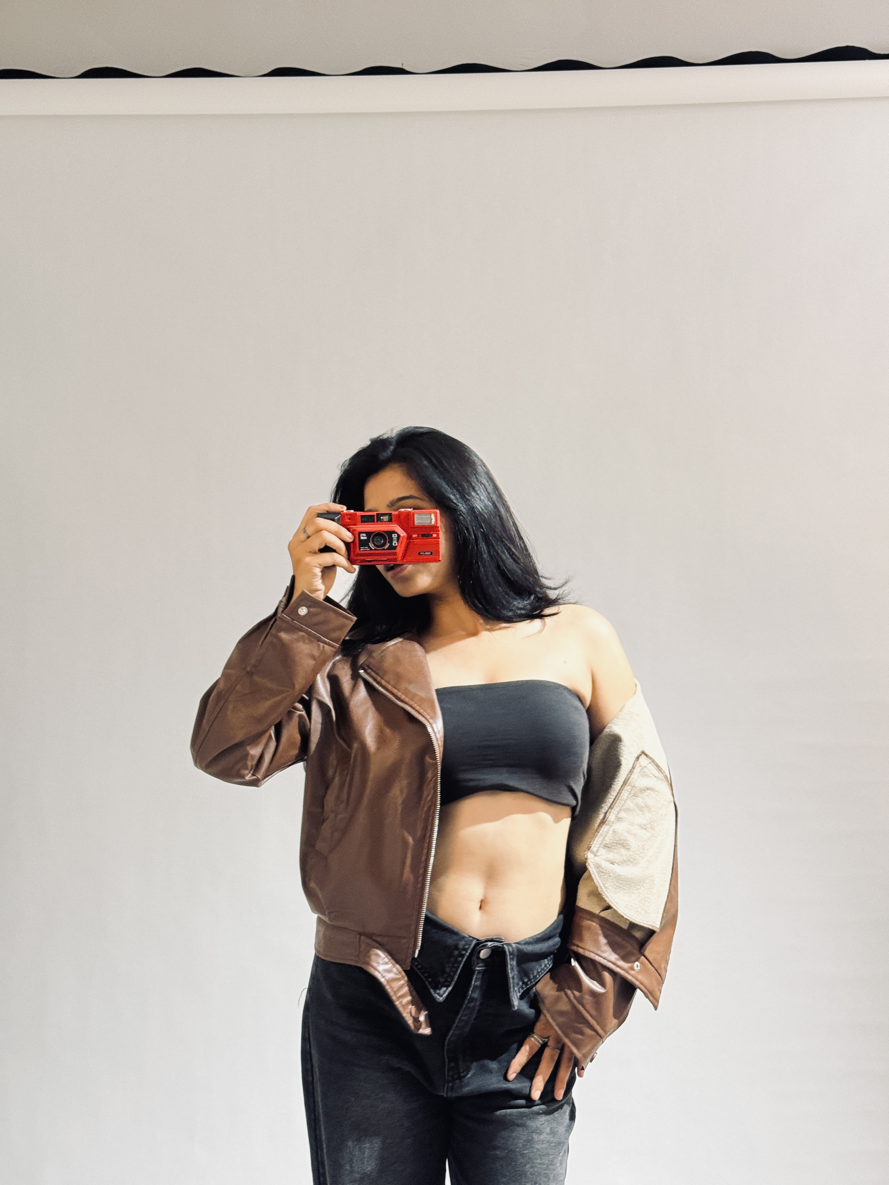 Sanika — with camera